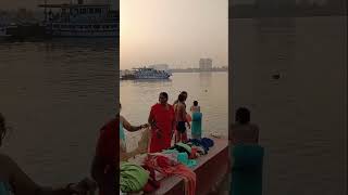 Ganga snan Feburary 2023#holy#bathing #gangariver #shortsvideo #short #subscribe #video #subscriber