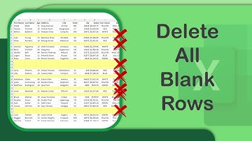 Delete All blank Rows - Excel Tips and Tricks