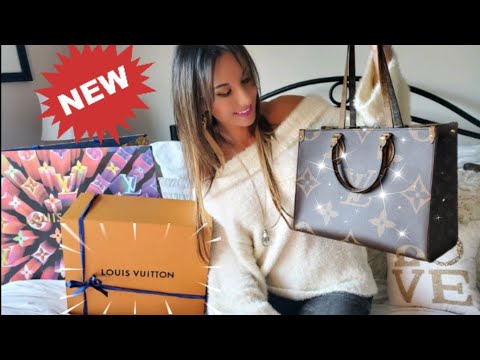 NEW LOUIS VUITTON ONTHEGO PM TOTE UNBOXING