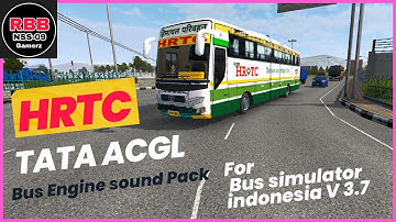 HRTC TATA ACGL BUS  Engine Sound Code  File For  Bus Simulator Indonesia V3.7