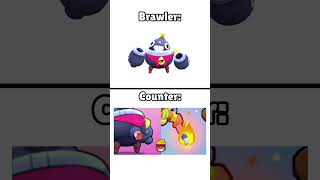 Brawlers and their counters 😂 Pt.24 #brawlstars #memes