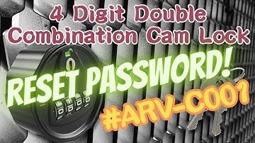 (reset password) 4 Digit Double Combination Cam Lock #ARV-C001 | ABA Locks - security | safety