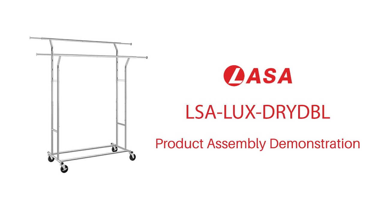 Dual Rail Heavy Duty Clothes Rack