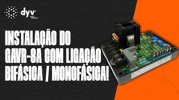Dica de instalação do regulador de tensão GAVR-8A ligação Bi/monofásico 440/220v e 220/110v