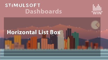 Embeddable interactive dashboards. Horizontal List Box in dashboards [2021]