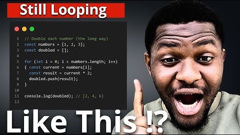Stop Using For Loops – Use map() Instead! (JavaScript Tip for Cleaner Code)
