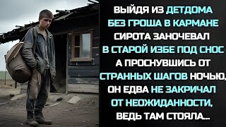 видео: Выйдя из детского дома без гроша в кармане, сирота заночевал в старой избе под снос. А проснувшись.. картинка: Выйдя из детского дома без гроша в кармане, сирота заночевал в старой избе под снос. А проснувшись..