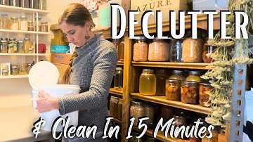Clean & Declutter in 15 Minutes a Day | Homemaking Motivation as a Mom of 5