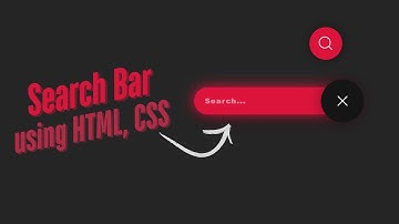 🔍 Stylish Search Bar Design using HTML, CSS & JS | Responsive Search Input UI | Frontend Project