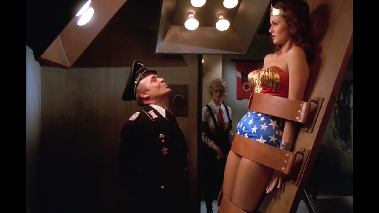 Wonder Woman Tied, Chained, Interrogated, & Escapes from the Nazis 1080P BD