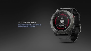 Garmin Fenix 5X  - A quick look at the brand new watch