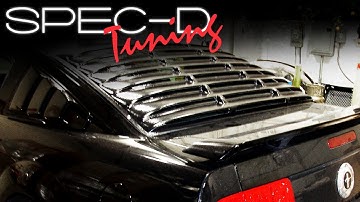 SPECDTUNING INSTALLATION VIDEO: 2005-2009 FORD MUSTANG REAR WINDOW LOUVER