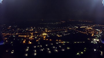 MJX Bugs 3 night flight in strong wind conditions