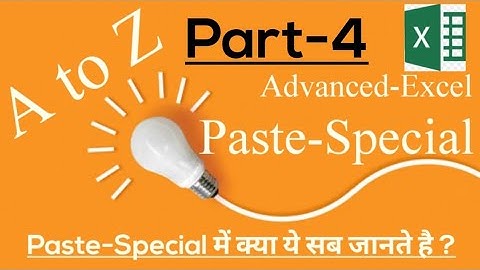 Paste Special Skip-blank & Transpose | Skip-blank & Transpose | Microsoft Excel Paste Special Part 4