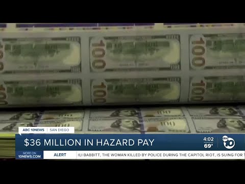 $36 million set aside for hazard pay
