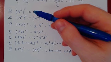 Matrix Inverse - Properties