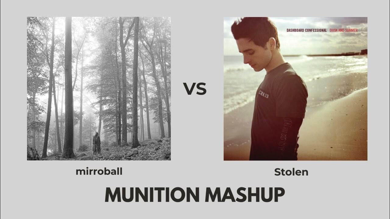 Taylor Swift x Dashboard Confessional mirrorball x Stolen (Munition