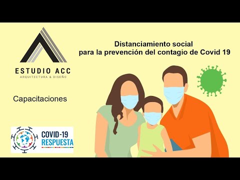 Distanciamiento social para la prevención del contagio de Covid 19