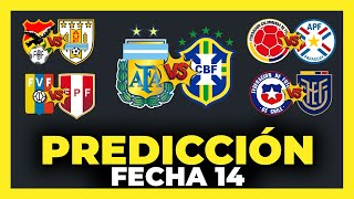 Predicción y Análisis Fecha 14 Eliminatorias Sudamericanas Qatar 2022 | Tabla de Posiciones 