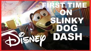 Walt Disney World || First Time On Slinky Dog Dash || March 2019