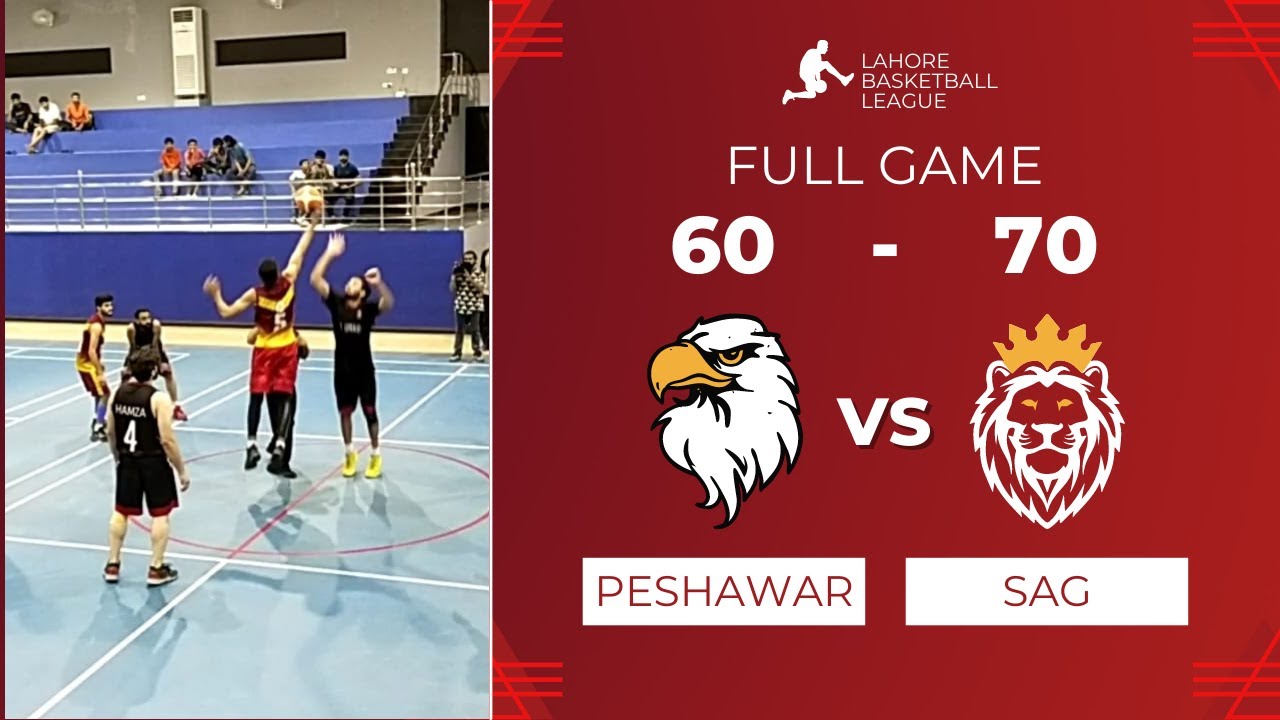 SAG vs PESHAWAR Basketball Match SAG Won the Match Lahore