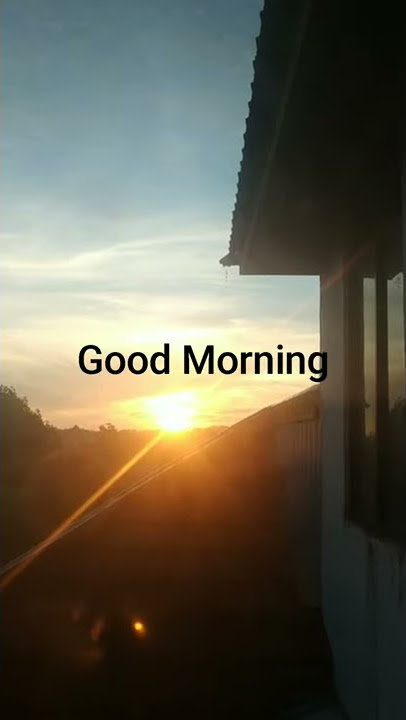 Matahari terbit dari jendela kamar, good morning everyone