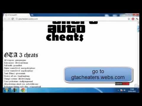 GTA cheats PC (GTA 3)(san andreas)(vice city)(GTA IV) - YouTube