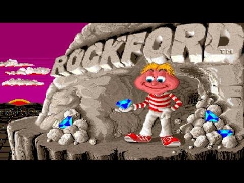 Rockford - 1987 PC Game, introduction and gameplay Rockford - 1987 PC Game, introduction and gameplay