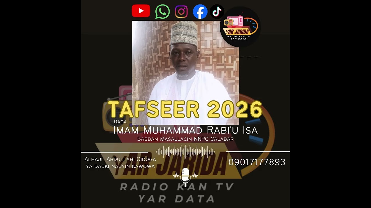 TAFSEER 2026 CALABAR 1 