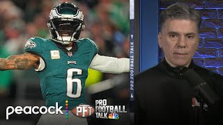 Philadelphia Eagles are 'ahead of the game' with DeVonta Smith deal | Pro Football Talk | NFL on NBC