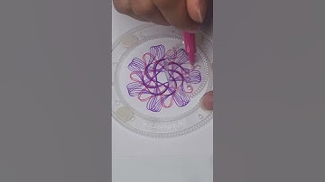 Mesmerizing Spirograph Art | Calming ASMR Geometric Creations #asmr #satisfying