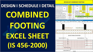 Design of Combined Foundation Using Excel Sheet I IS 456-2000 I Civil Engg I Struct Soft Centre