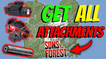 How To Get All Weapon ATTACHMENTS In Sons Of The Forest (Easiest Locations!)