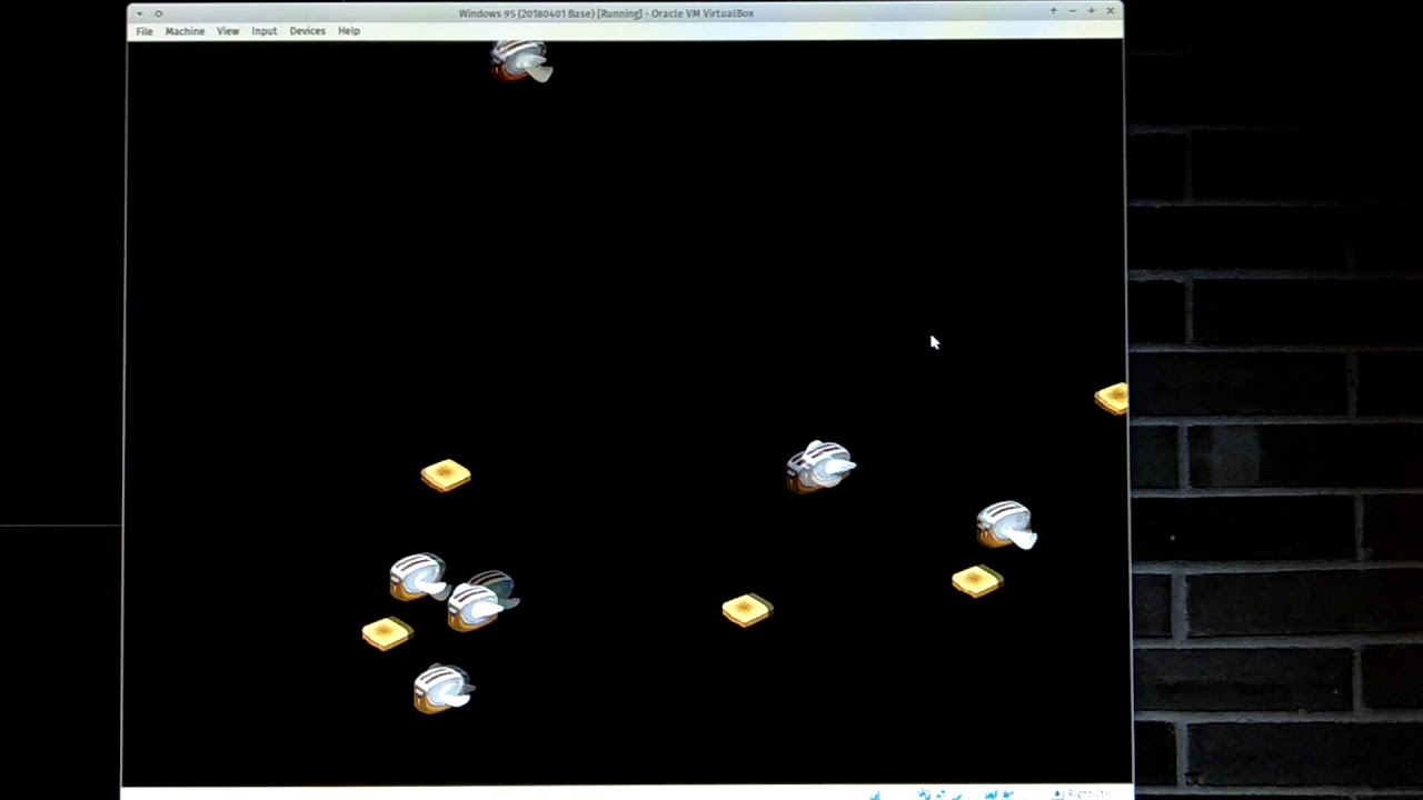 Flying Toasters in a Win95 VM YouTube