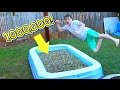 ONE MILLION ORBEEZ VS SWIMMING POOL!