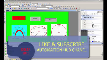 How To MAKE AMPARE METER & VOLT METER  ON DELTA HMI DOPSOFT Urdu Hindi Lecture 13