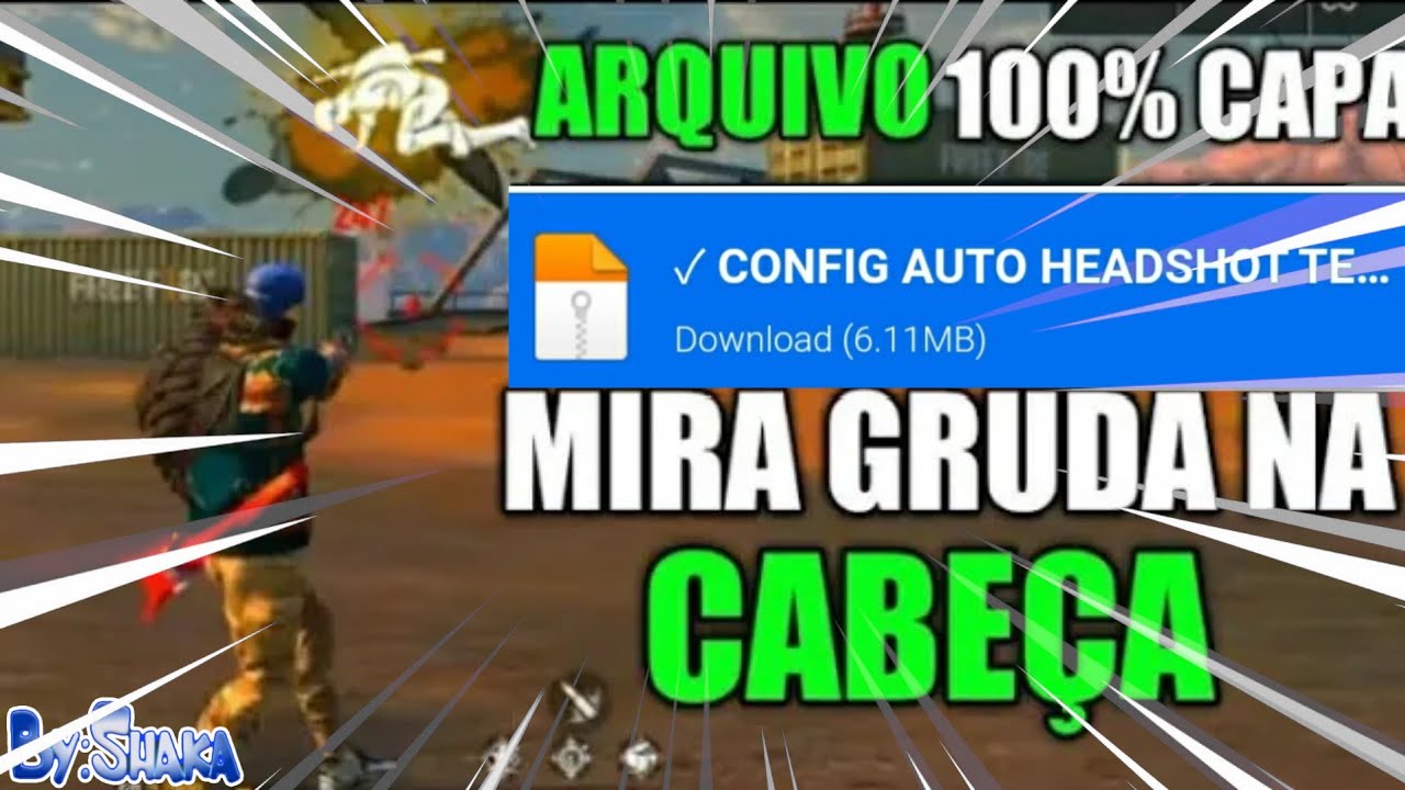 HACK?QUE OS GRINGOS USAM!!!MIRA GRUDA NA CABEÇA ARQUIVO DE SENSI DE  EMULADOR FREE FIRE TAXA 100% HS 