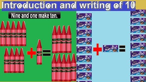 Std 1 Maths #Introduction and writing of 10#Learn with objects...