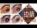 Natasha Denona Sunrise | 4 looks 1 palette | Live swatches