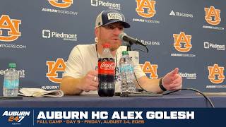 Auburn HC Alex Golesh - Scrimmage Recap, Fall Camp Day 9