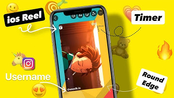 How to Share Reels like iPhone on Story (Timer + Username) Round edge & 60 Second Story | Honista v4