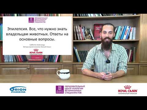 Субботин А. С.  Эпилепсия. Все, что нужно знать владельцам животных. Ответы на основные вопросы