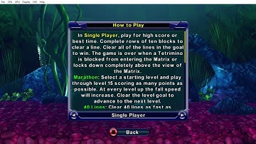 Tetris Splash Demo Gameplay