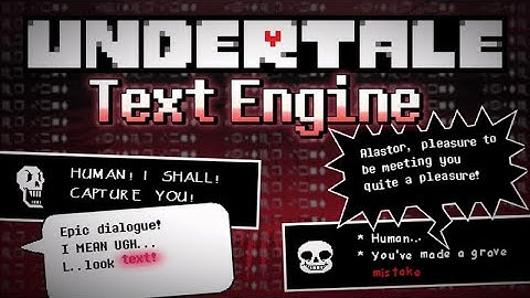 Undertale Text Engine