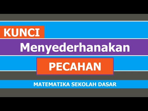 Video: Cara Menemukan Yang Paling Sederhana