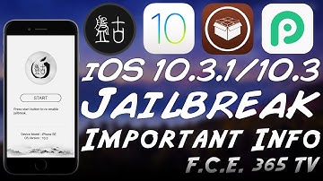 iOS 10.3.1 Pangu Jailbreak - Things You Must Know!