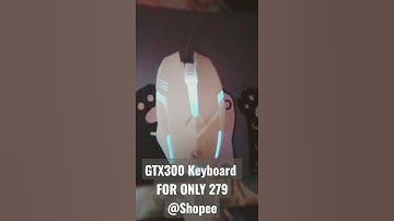 KEYBOARD WHITE COLORFUL LED|ILLUMINATED BACKLIGHT|GTX-300 #gaming #workfromhome #onlineclass #shorts