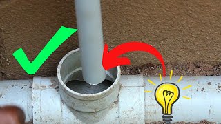 styrofoam   baking soda and super glue! amazing idea to connect pvc pipes of different sizes.