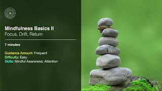 Basic Mindfulness Meditation II: Focus, Drift, Return