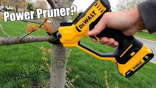 DEWALT 20V Cordless Battery Powered Pruner Review DCPR320